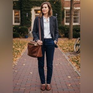 J. Crew Factory Women's Houndstooth Blazer Size 10